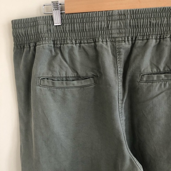 COUNTRY ROAD Khaki Jogger Relaxed Fit Elasticised Waist&Ankle Drawstring Size 14 - Picture 12 of 15